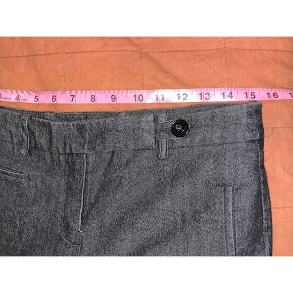 Sandro Black Stretch Flat Front Straight Leg Dress Pants Women's Size 8P - Picture 6 of 9